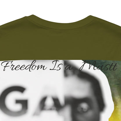 Freedom, Trendy Fashionable Unisex Jersey Short Sleeve Tee (AW-16769659535)